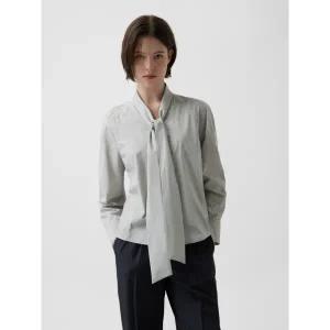 [ZOOC](대전신세계)래글런 타이 블라우스_Z253MSC010