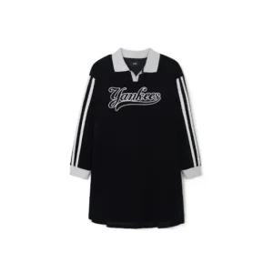 MLB키즈긴팔티 TQK 7FOPVA144-50BKS 바시티 스포츠 로고플레이 원피스 뉴욕양키스