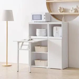 보루네오 마르체 리올 접이식 식탁 렌지대+밥솥 수납장 BAF110C (착불)