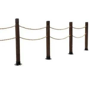 나무 기둥 방부목 탄화목 부식방지 지주 울타리 난간