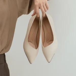 SOVO 베로나 콤포트 베이직 미들힐 5cm