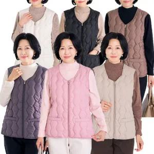 [엄마옷 로즈맘] 리연누빔패딩조끼