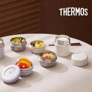 써모스 뉴 플+스 반반 보온도시락 885ml / TKLG-901