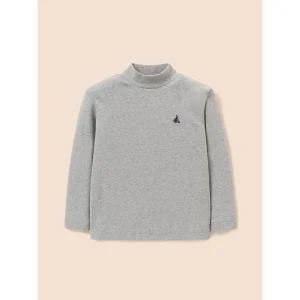 [BEANPOLE KIDS] [Essential] 반목 긴소매 티셔츠  그레이 (BI5941UE43)