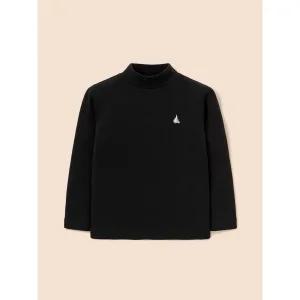 [BEANPOLE KIDS] [Essential] 반목 긴소매 티셔츠  블랙 (BI5941UE45)