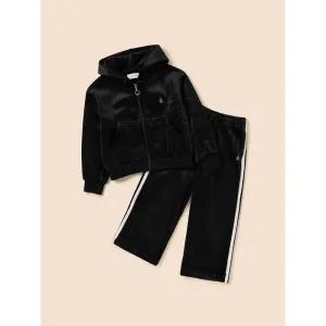 [BEANPOLE KIDS] 여아 골벨로아 집업&와이드 팬츠 상하 세트  블랙 (BI5941G045)