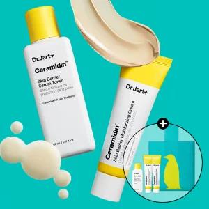 닥터자르트 세라마이딘 스킨 베리어 모이스처라이징 크림 50ml+세럼 토너 150ml (+크림 15mlx2+세럼 토너 30ml+미니 토트백)