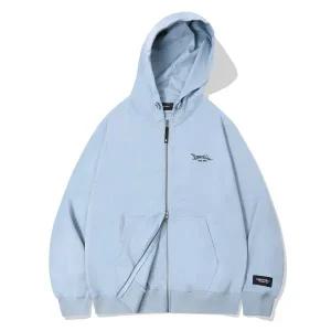 매장정품 빈트릴 BEENTRILL 스크립트 투웨이 후드 집업(블루) BA243TR003AB 165115