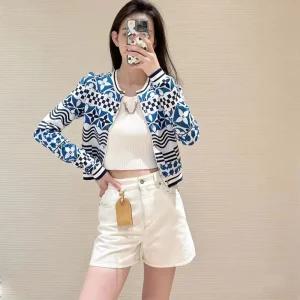 그물 가디건 시슬리 봄과 작은 여성 짧은 레드 여름 스웨