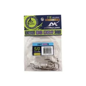 싸파 더블킬 광어 다운샷 옵셋 훅 고정식 채비 5 0 (WFK1M13)