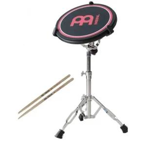 12인치 연습용 드럼패드 포함 소음방지 스탠드