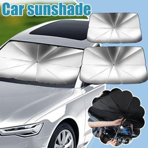 자동차 차양 우산 접이식 휴대용 앞 유리창 커버 단열 자외선 차단 인테리어 액세서리
