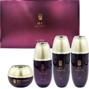 수려한 효 녹용콜라겐 기초세트 여성기초화장품 4종, 1세트