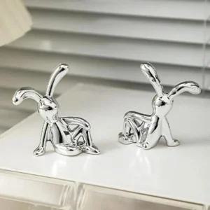 장식 테이블 탁자 차량장식품 토끼인테리어소품 (489Nc)