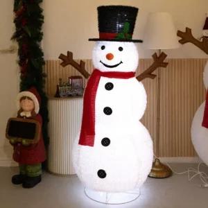 플라워트리 크리스마스 접이식 LED 눈사람 대형 장식 폴딩 150cm