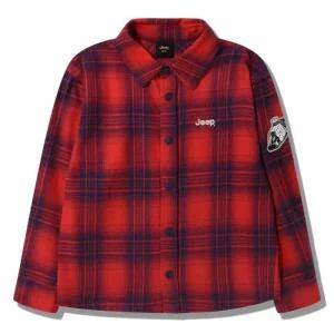 CB01 곰와펜 체크셔츠  KQ4SHU115