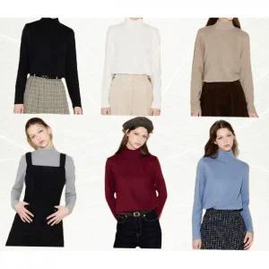 리베레츠 여성피치기모터틀넥티셔츠6종세트 1418520