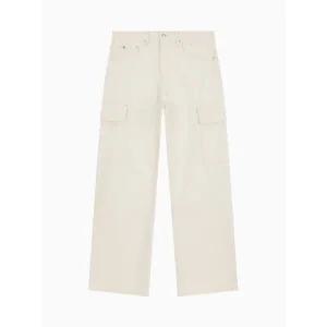 캘빈클라인진 남성 90s 루즈핏 아이보리 카고 데님 J3258851AA