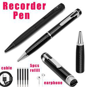 디지털 보이스 레코더 펜 8G/16G/32G/64G/128G 휴대용 USB MP3 재생 강의 회의 Classe Office 용 미니 음성