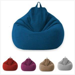 부드러운 실내 없음 커버 주머니 콩 가방 충전 소파 의자