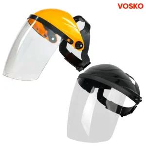 블랙 페이스가드 보스코 보안경 얼굴보호대 보안면 벌초 안면보호구 오렌지 예초