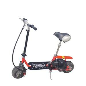 엔진 킥보드 인싸 스쿠터 49cc 단일 2행정 오토바이 시트 폴딩 성인 기본 레드 레드