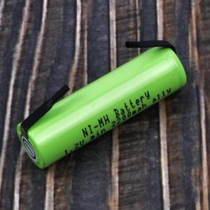 브라운 구강 b 전동 칫솔 D12 배터리용 1.2V AA 충전식 2200mah