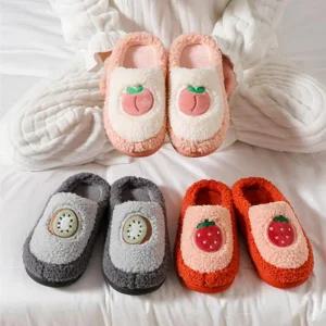 캔디후르츠 뽀글이 털슬리퍼 털 슬리퍼 털 실내화 거실화 겨울슬리퍼 통굽슬리퍼 스마