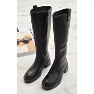 [갤러리아] [센터시티] 고세 소가죽 여성 데일리 롱부츠 OZL5F069 블랙