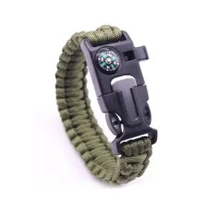 안전닷컴 생존팔찌 파라코드 나침반 부싯돌 색상랜덤 생존팔찌 생존가방 재난용품