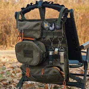 카즈미 캠핑 오거나이저 키친툴 포켓 수납백 카키