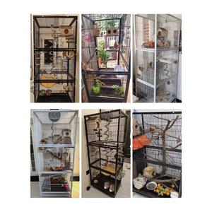 사육장 다람쥐집 케이지 대형 친칠라 슈가글라이더