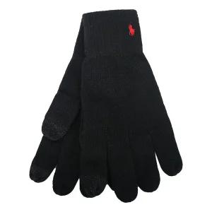 폴로랄프로렌 25FW 남성 리사이클 터치 울 장갑 블랙 PC0712 001