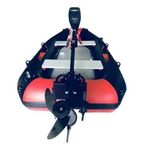 고무보트 파운드 선외기 선박 프로펠러 전기 소형 모터 보트 12V