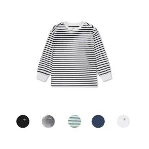 [백화점 정품] FW25 탑텐 키즈 MKF2TS1201 남아) 쿨에어 코튼 소매립 긴팔티