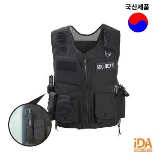 방검복 국산 ACE-2000 2XL+삼단봉 보안요원 경호용품 방범 안전조끼