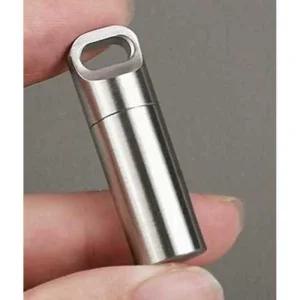 약케이스 휴대용 비상 약통 미니 상비약 목걸이 알약