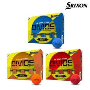 코리아 스릭슨 Q-STAR TOUR 큐스타 투어 디바이드볼 반반 골프공