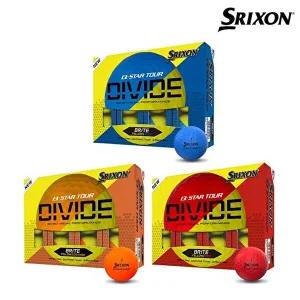 [던롭]던롭코리아 스릭슨 Q-STAR TOUR 큐스타 투어 디바이드볼 반반 골프공