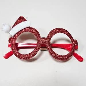 빨간 모자 안경테 이벤트 성탄 이벤트 소품 산타안경