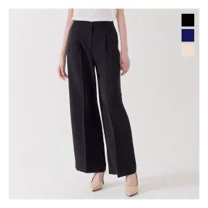 지센 숏기장입고 핏센 핀턱 와이드 밴딩 슬랙스 LOFPP301 592527