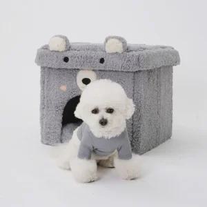 캣치치 하우스 중형 그레이강아지전용집 펫테리어템 디자인 반려동물 고양이 애완 실내 강아지 애견 반려견