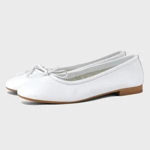 [미세하자] 흐 카르멘 발레리나 플랫슈즈 여성 무광 가죽 로퍼 CATT09602-BLA_A