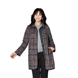 [NS홈쇼핑](알)[올포유]여성체크본딩코트(ALCTKA151)[35535420]