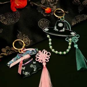 나전칠기 자개 공예 전통 갓 키링 만들기 UV 램프 포함 4인 diy 체험 키트 아크릴 자개틀