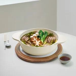 [테팔] 세라믹 인덕션 주물 아이콘 오트 밀크 전골냄비 24cm