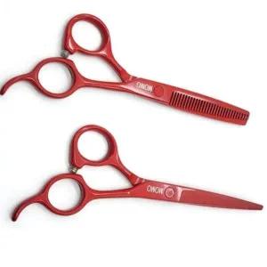 [콩심팥심]반려동물 미용 가위 컬러 숱가위 케이스 포함 애완동물 도구