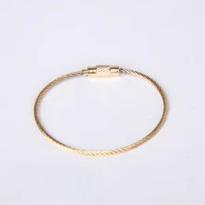 키링부자재 와이어 키링 골드