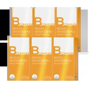[예약판매] 메디타민 고함량 비타민B 컴플렉스 360캡슐 6병 발송 에너지비타민 불만족 100%환불