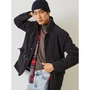 [빈폴] 패딩 라이너 탈부착 헌팅 재킷 블랙 (BC4938CP45)